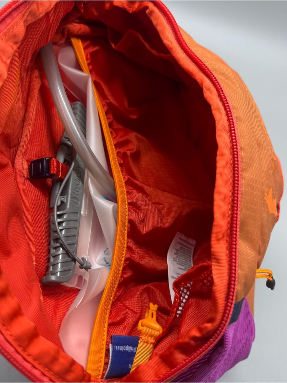 NEW Cotopaxi Lagos 5L Hydration Hip Pack 2L Bladder Mezcal Foxglove Orange Pink - Picture 11 of 14